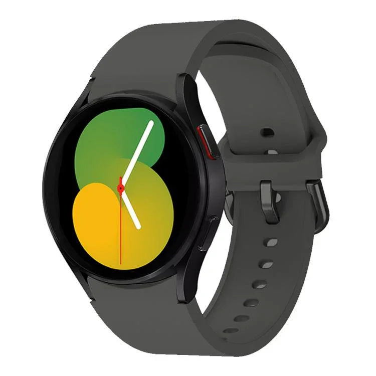 Kalebol Metal Pin Buckle Silicone Watch Band, For Samsung Galaxy Watch 7 / 6 / 5 / 4