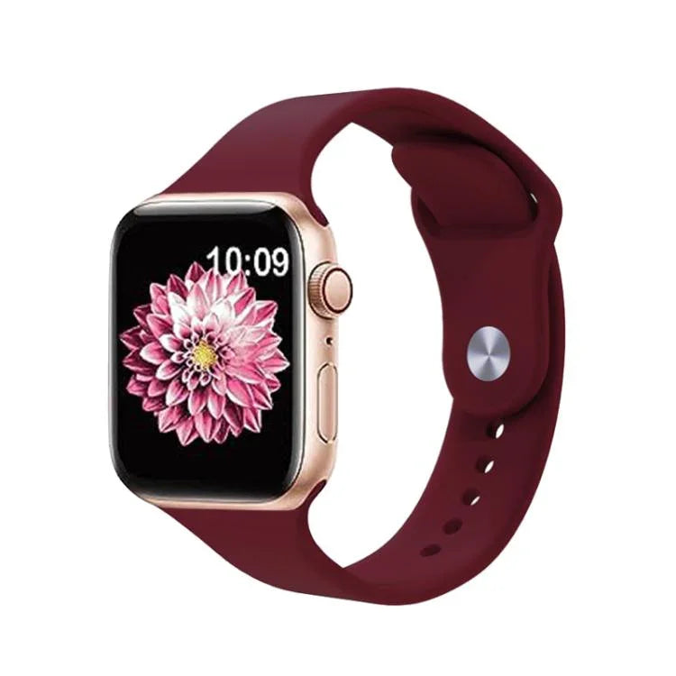 Kalebol Reverse Buckle Silicone Watch Band, For Apple Watch 46mm / 49mm / 45mm / 44mm, For Apple Watch 42mm / 41mm / 40mm / 38mm