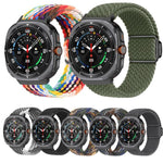 Kalebol Braided Loop Magnetic Black Buckle Watch Band, For Samsung Galaxy Watch Ultra 47mm / Ultra 2025