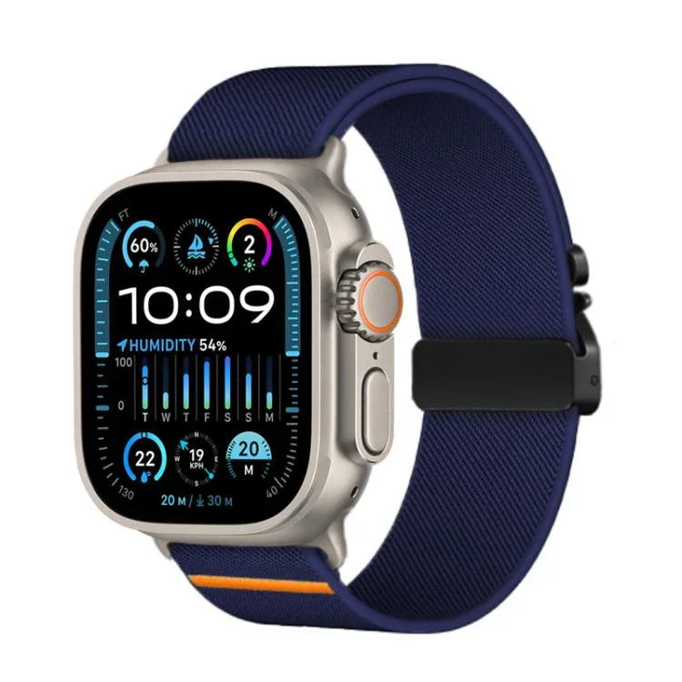 Kalebol Parachute Buckle Elastic Nylon Watch Band, For Apple Watch 46mm / 49mm / 45mm / 44mm, For Apple Watch 42mm / 41mm / 40mm / 38mm