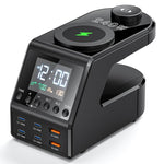 9 in 1 240W Multifunctional Multi-Port Charging Station with Alarm Function, 9 in 1 240W
