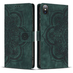 Mandala Embossed Retro Frosted Leather Phone Case, For iPhone XR, For iPhone XS Max, For iPhone 7 Plus / 8 Plus
