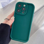 Shockproof Frame Frosted Precise Hole TPU Phone Case, For iPhone 13 Pro Max, For iPhone 13 Pro, For iPhone 13, For iPhone 12, For iPhone 12 Pro Max, For iPhone 12 Pro