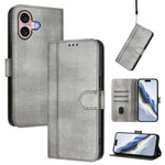 Line Splicing Buckle Retro Leather Phone Case, For iPhone 16 Pro, For iPhone 16 Plus, For iPhone 16, For iPhone 15 Pro Max, For iPhone 15 Pro, For iPhone 15 Plus