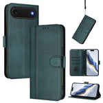 Line Splicing Buckle Retro Leather Phone Case, For iPhone 17e / 16e, For iPhone 17 Pro Max, For iPhone 17 Pro, For iPhone 17, For iPhone Air, For iPhone 16 Pro Max