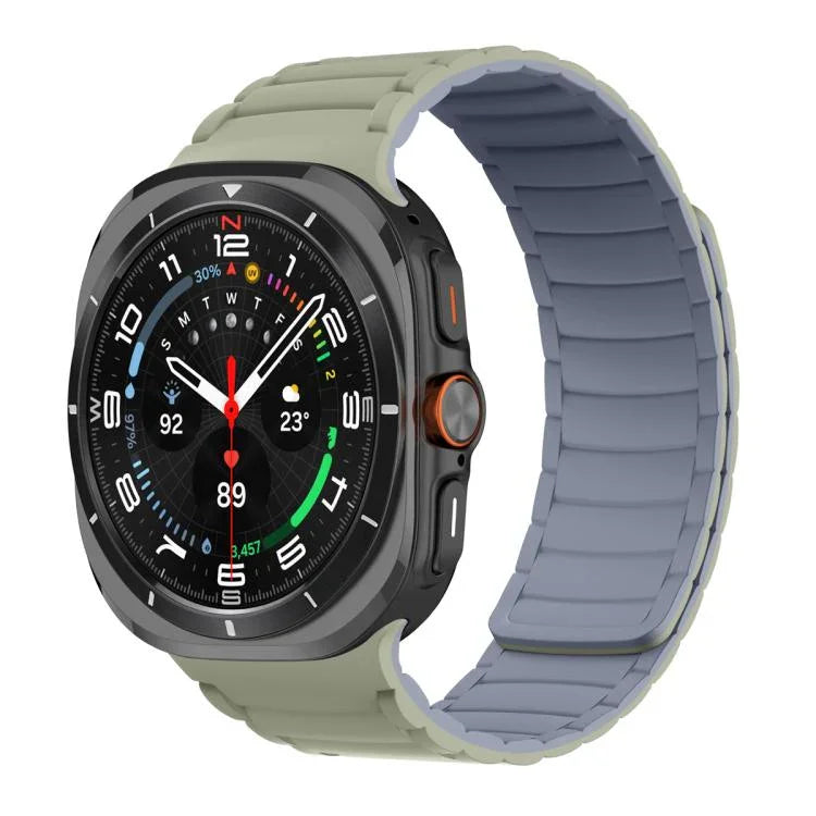 Silicone Sport Magnetic Watch Band, For Samsung Galaxy Watch Ultra 47mm / Ultra 2025