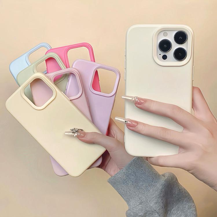 Dopamine Simple Imitation Liquid Silicone Phone Case, For iPhone 17e / 16e, For iPhone 17 Pro Max, For iPhone 17 Pro