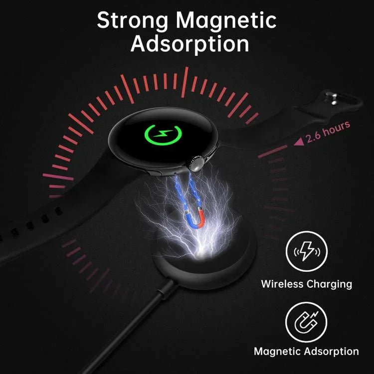 For Google Pixel Watch xDfind Smart Watch Magnetic Charging Cable, Length: 1m, USB Port