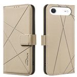 Geometric Pattern RFID Leather Phone Case, For iPhone 16e / 17e, For iPhone 17 Pro Max, For iPhone 17 Pro, For iPhone 17, For iPhone Air, For iPhone 16 Pro Max, For iPhone 16 Pro, For iPhone 16 Plus