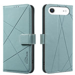 Geometric Pattern RFID Leather Phone Case, For iPhone 16e / 17e, For iPhone 17 Pro Max, For iPhone 17 Pro, For iPhone 17, For iPhone Air, For iPhone 16 Pro Max, For iPhone 16 Pro, For iPhone 16 Plus