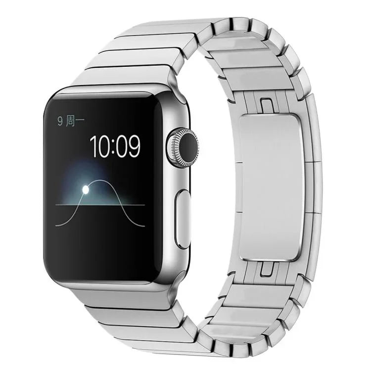 xDfind One Bead Stainless Steel Watch Band, For Apple Watch 46mm / 49mm / 45mm / 44mm, For Apple Watch 42mm / 41mm / 40mm / 38mm