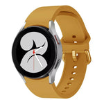 xDfind Solid Color Colorful Buckle Quick Release Silicone Watch Band, For Samsung Galaxy Watch7 / Watch FE 40mm, For Samsung Galaxy Watch6 / Watch6 Classic, For Samsung Galaxy Watch5 / Watch5 Pro, For Samsung Galaxy Watch4 / Watch4 Classic