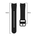 xDfind Solid Color Colorful Buckle Quick Release Silicone Watch Band, For Samsung Galaxy Watch7 / Watch FE 40mm, For Samsung Galaxy Watch6 / Watch6 Classic, For Samsung Galaxy Watch5 / Watch5 Pro, For Samsung Galaxy Watch4 / Watch4 Classic