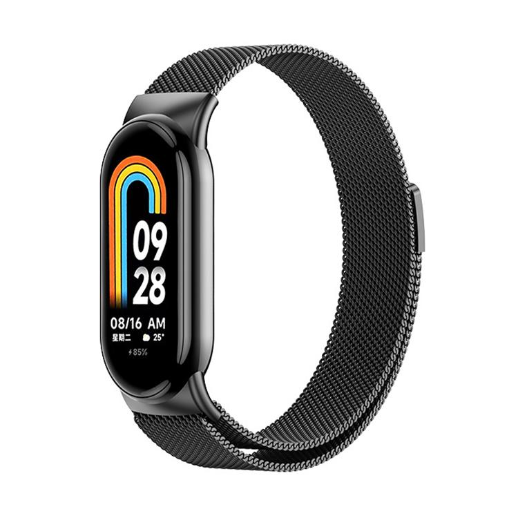 xDfind Milan Magnetic Stainless Steel Watch Band, For Xiaomi Smart Band 10/10 NFC/9/9 NFC/8/8 NFC