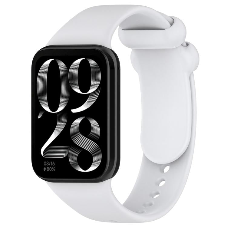 xDfind Solid Color Black Buckle Silicone Watch Band, For Xiaomi Band 10 Pro/9 Pro/Redmi Watch 6/5/4, For Redmi Watch 6 / Watch 5 / Watch 4