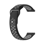 xDfind Two-color Silicone Watch Band, 20mm, 22mm