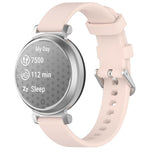 xDfind Quick Release Silver Buckle Silicone Watch Band Wristband, For Garmin Lily 2