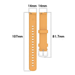 xDfind Quick Release Silver Buckle Silicone Watch Band Wristband, For Garmin Lily 2