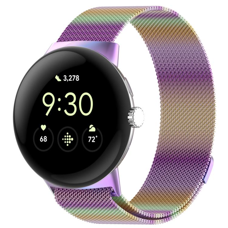 xDfind Milanese Metal Magnetic Watch Band, For Google Pixel Watch 5 / 4 / 3 / 2 / 1 41mm, For Google Pixel Watch 5 / 4 / 3 45mm