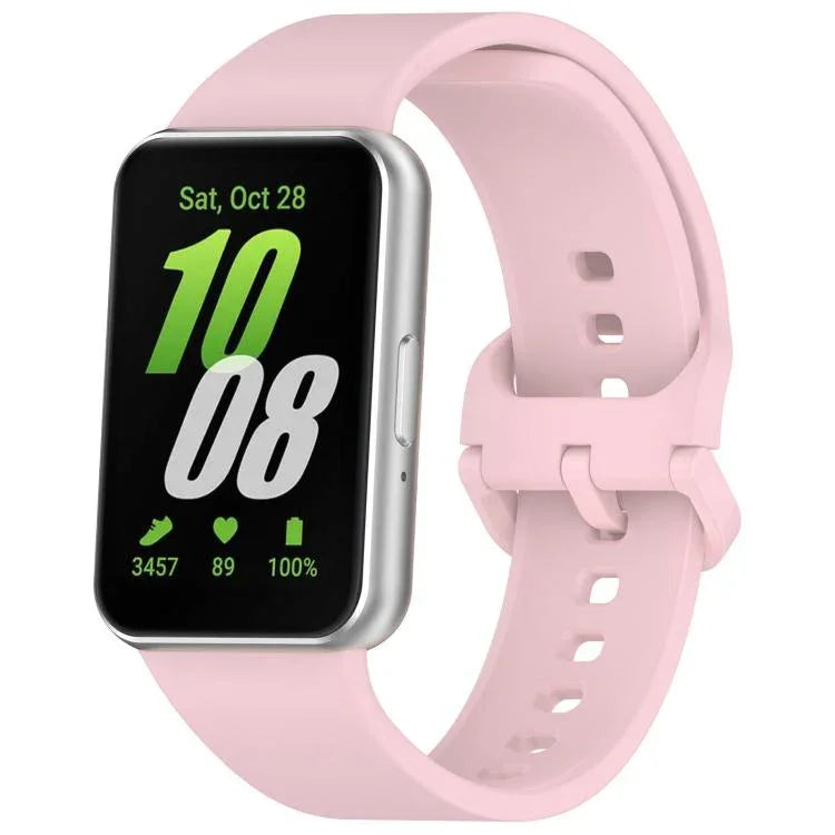 xDfind Solid Color Colorful Buckle Silicone Watch Band, For Samsung Galaxy Fit3 SM-R390