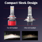 2pcs 25W 2500lm 6000K Car LED Headlight Bulb, 9004, 9005, 9006, 9007, H1, H4, H7, H11