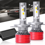 2pcs 25W 2500lm 6000K Car LED Headlight Bulb, 9004, 9005, 9006, 9007, H1, H4, H7, H11
