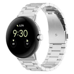 xDfind Three Beads Quick Release Metal Watch Band, For Google Pixel Watch 4 / 3 45mm, For Google Pixel Watch 4 / 3 / 2 / 1 41mm