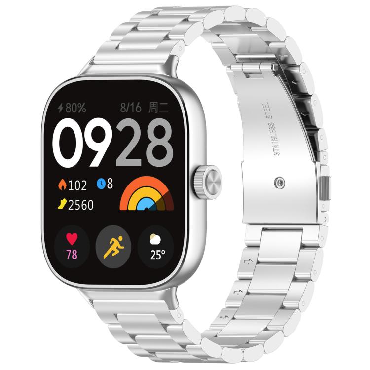 xDfind Three Beads Quick Release Metal Watch Band, For Xiaomi Band 10 Pro / 9 Pro / Redmi Watch 6, For Xiaomi Smart Band 10 / 9 / 8 NFC, For Xiaomi Redmi Watch 3 20mm