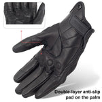 SOMAN MG-24 Motorcycle Sheepskin Gloves Touch Screen Off-road Riding Retro Gloves, M, L