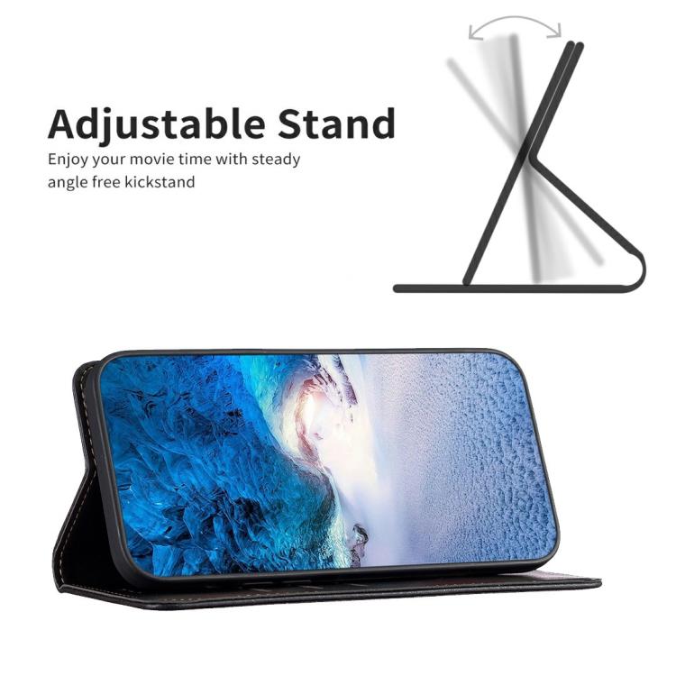 Magnetic Leather Phone Case, For iPhone 17 Pro Max