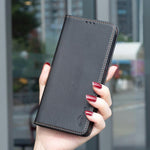 Magnetic Leather Phone Case, For iPhone 17 Pro Max