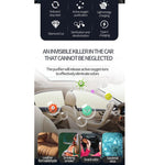 Solar Energy Car Air Purifier with Number Plate, Solar Energy Air Purifier