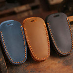 For Hyundai Staria / Sonata 7-button B124 Crazy Horse Cowhide Car Key Protection Cover, For Hyundai Staria 7-button, For Hyundai Staria / Sonata 7-button