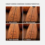 For Toyota North American 2+1-button C012 Crazy Horse Cowhide Car Key Protection Cover, For Toyota North American 2+1-button