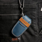 For Toyota North American 2+1-button C012 Crazy Horse Cowhide Car Key Protection Cover, For Toyota North American 2+1-button