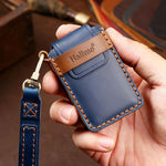 For Volvo XC60 / XC90 / S90 5-button C046 Crazy Horse Cowhide Car Key Protection Cover, For Volvo XC60 5-button, For Volvo XC60 / XC90 / S90 5-button