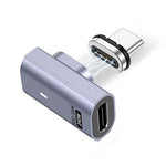 Type-C Male to Female PD240W 80Gbps 60K Magnetic Suction Adapter, Straight Head, Elbow Head, Side Elbow