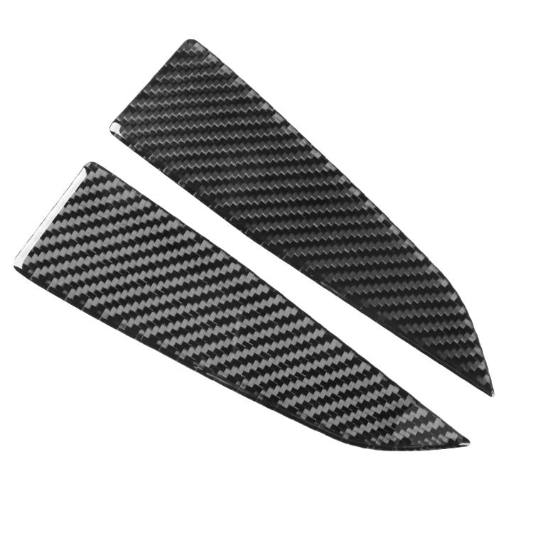For Tesla Model 3 2023- 2pcs/Set Carbon Fiber Car Interior Door A-Pillar Decorative Sticker, Car Interior Door A-Pillar