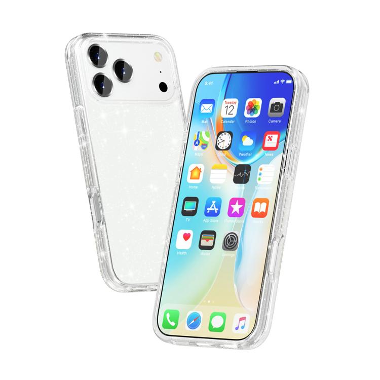 Shockproof Terminator Glitter Powder Phone Case, For iPhone 17 Pro Max, For iPhone 17 Pro, For iPhone 17, For iPhone Air