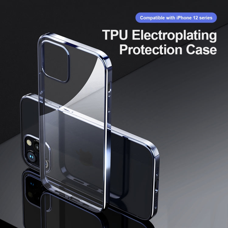 ROCK Shockproof Electroplating TPU Protective Case, For iPhone 12 mini, For iPhone 12 / 12 Pro, For iPhone 12 Pro Max