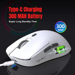 HXSJ T68 3 Modes Wired 2.4G BT5.1 Wireless Lightweight Gaming Mouse, T68
