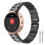 xDfind Diamond Jewelry Steel Watch Band, 22mm For Amazfit GTR 4/3/3 Pro/Bip6/Bip5, 20mm For Amazfit Bip U / Lite / Bip 3 Pro, 20mm For Amazfit GTS4 mini/GTS3/2/2E/GT2 mini, 18mm For Huawei GT5/GT4 41mm / OPPO Watch X2 Mini, 14mm For Garmin Lily 2      ...
