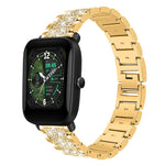 xDfind Diamond Jewelry Steel Watch Band, 22mm For Amazfit GTR 4/3/3 Pro/Bip6/Bip5, 20mm For Amazfit Bip U / Lite / Bip 3 Pro, 20mm For Amazfit GTS4 mini/GTS3/2/2E/GT2 mini, 18mm For Huawei GT5/GT4 41mm / OPPO Watch X2 Mini, 14mm For Garmin Lily 2      ...