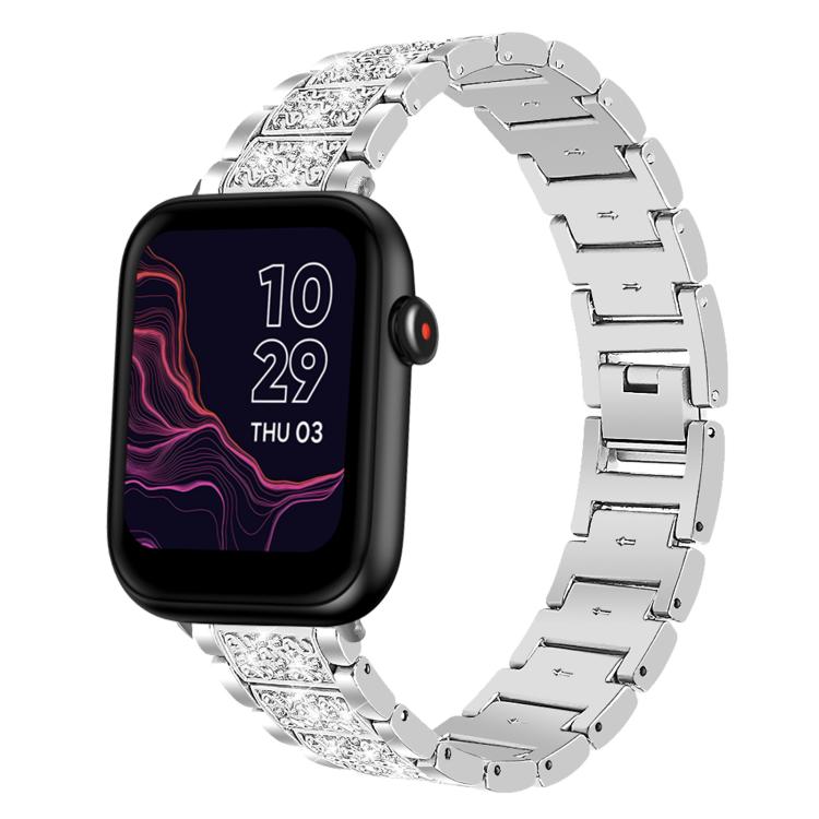 xDfind Diamond Jewelry Steel Watch Band, 20mm For COROS APEX 2 42mm / PACE 2, 20mm For Ticwatch GTH / E3 / E / 2, 22mm For Ticwatch Pro X / Pro3 / Pro / GTX / E2, 20mm For Xiaomi Haylou RS4 Plus LS11, 22mm For Xiaomi Watch S3/2 Pro/S2/S1               ...