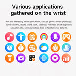 KC91 1.39 inch IPS Screen 3ATM Outdoor GPS Smart Watch with Flashlight
