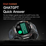 KC91 1.39 inch IPS Screen 3ATM Outdoor GPS Smart Watch with Flashlight