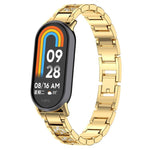 xDfind Diamond Jewelry Stainless Steel Watch Band, For Xiaomi Band 10 Pro / 9 Pro / Redmi Watch 6, For Xiaomi Smart Band 10 / 9 / 8 / NFC 14mm, For Redmi Watch 3 Active / Lite 20mm, For Redmi Watch 3 20mm