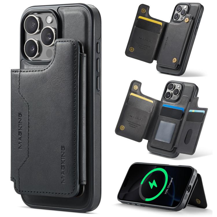 MAGKING K3 Series MagSafe RFID Card Bag Detachable Phone Case, For iPhone 17e / 16e, For iPhone 17, For iPhone 16 Pro Max, For iPhone 16 Pro, For iPhone 16 Plus, For iPhone 16