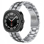 Five Beads Stainless Steel Metal Watch Band, For Samsung Galaxy Watch Ultra / Ultra 2025, For Samsung Galaxy Watch8 / Watch8 Classic