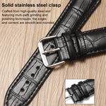 xDfind Bamboo Texture Pin Buckle Leather Watch Band, 24mm for Suunto 9 / 9 Baro / D5 / Core / 7, 12mm, 14mm, 18mm, 20mm, 22mm